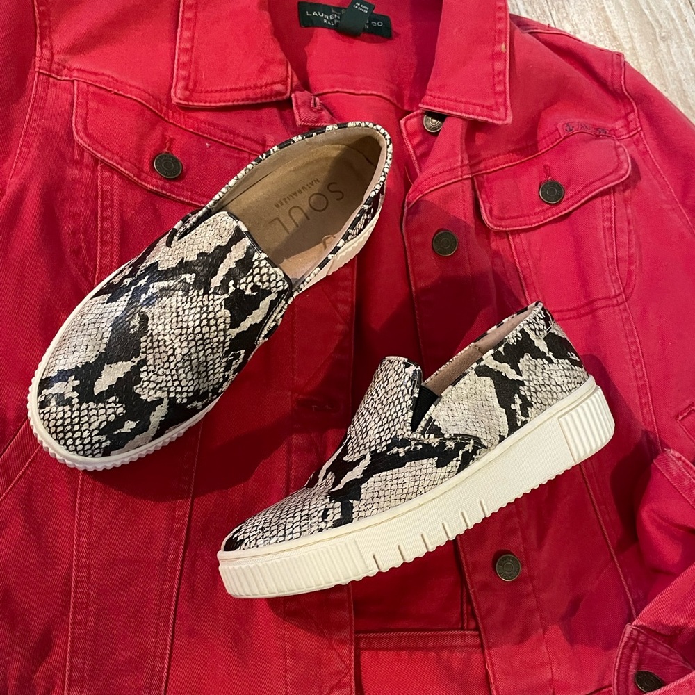 Snakeskin Sneakers